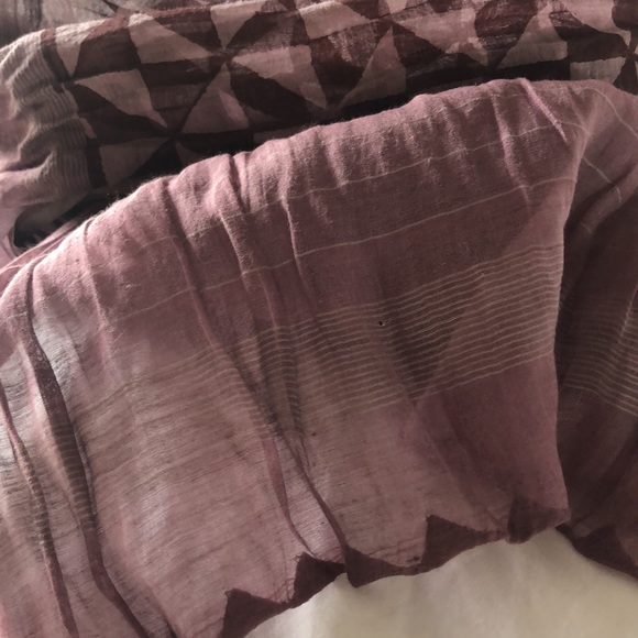 Calypso scarf burgundy - Picture 2 of 4